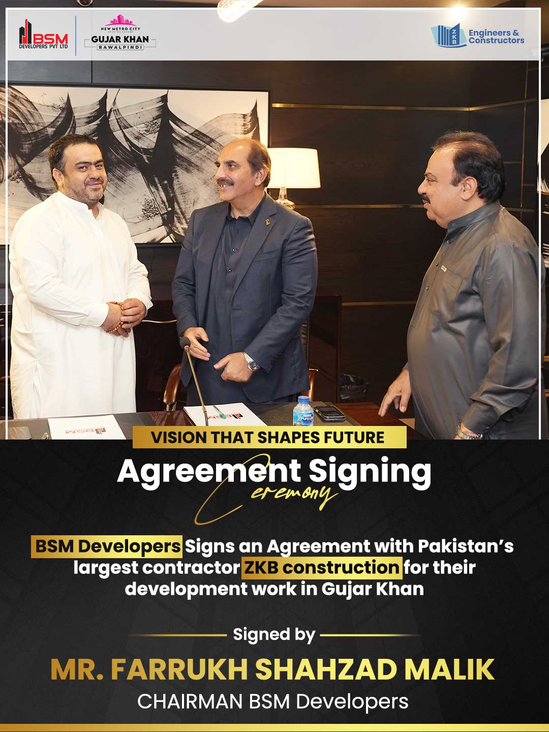 iamge 5: Major Development Deal Signed | BSM Developers & ZKB Construction