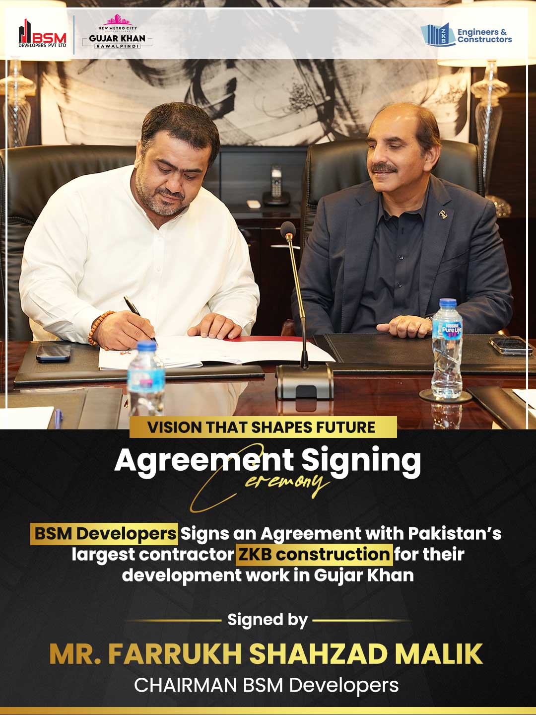 iamge 3: Major Development Deal Signed | BSM Developers & ZKB Construction